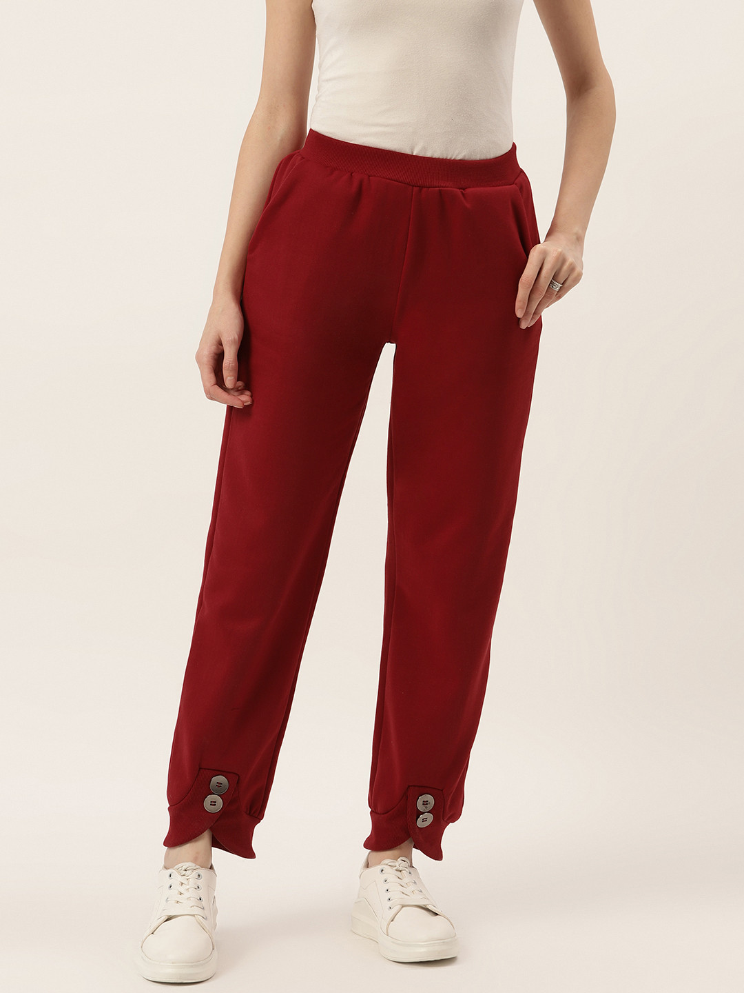 BRINNS Women Maroon Joggers