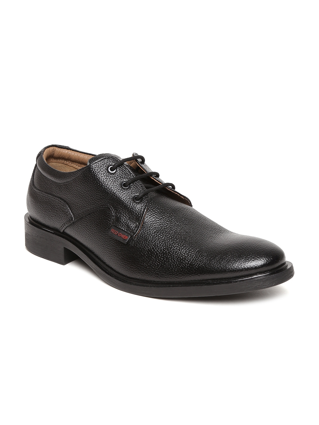 Buy Red Chief Men Black Genuine Leather Formal Shoes Formal