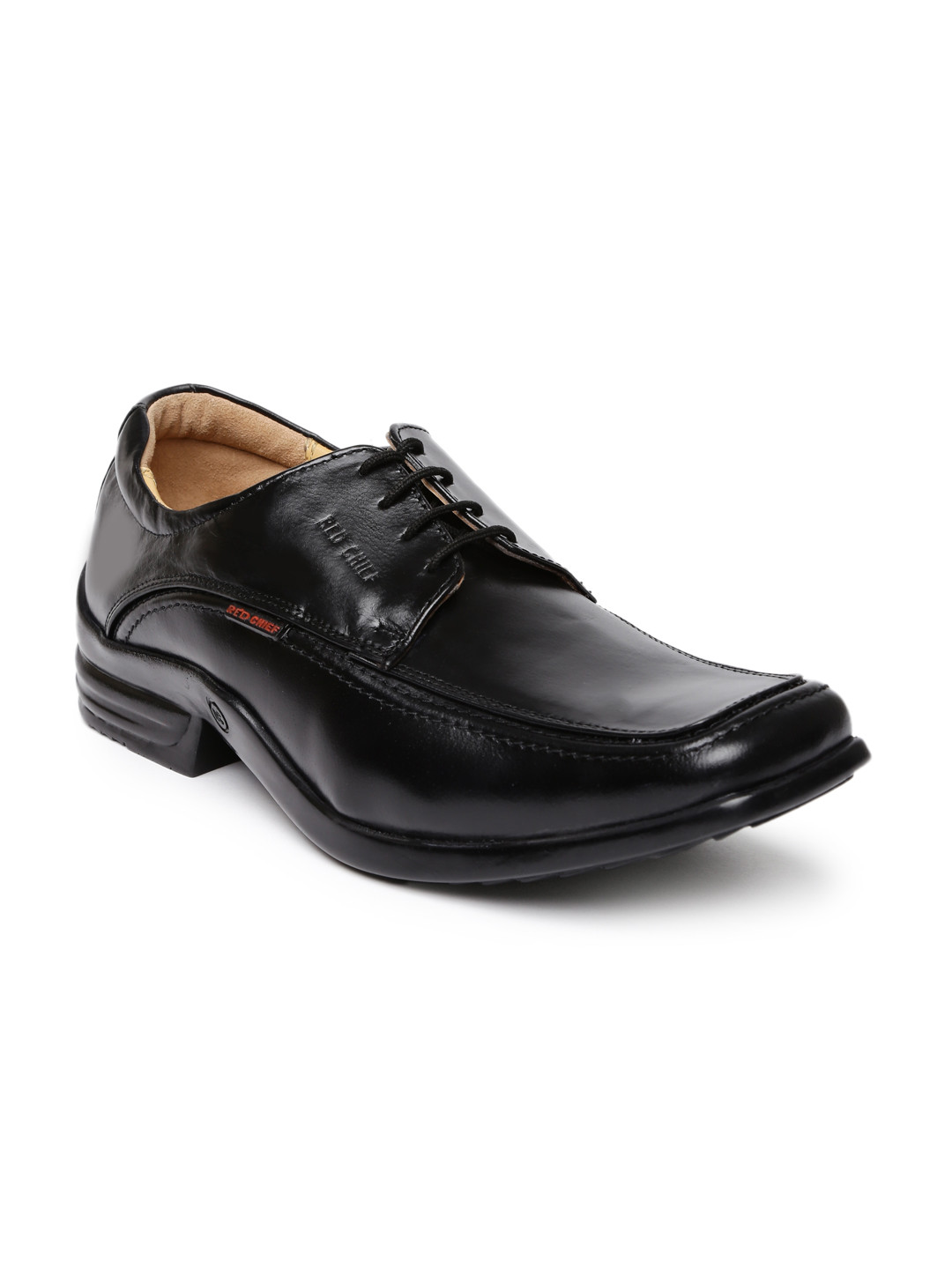 Buy Red Chief Men Black Leather Formal 