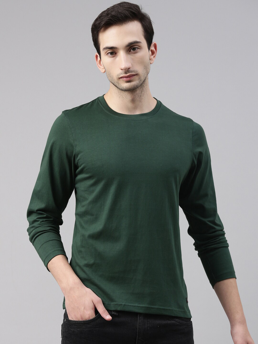 Bushirt Men Green Pockets T-shirt