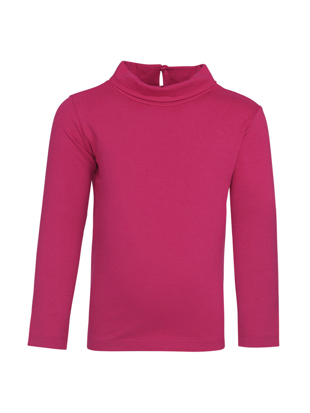 A Little Fable Girls Pink Turtle Neck T-shirt