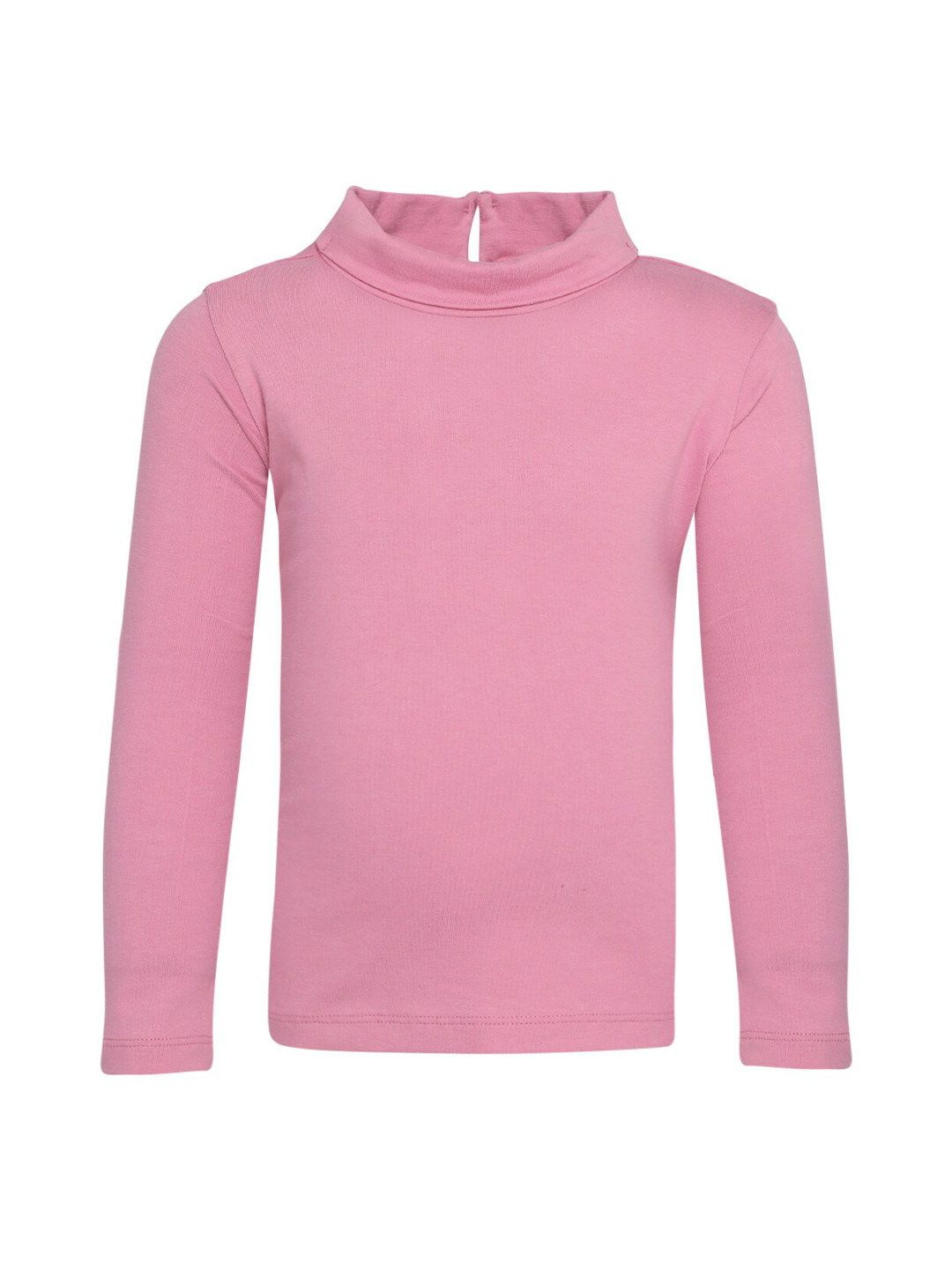 A Little Fable Girls Pink Turtle Neck T-shirt