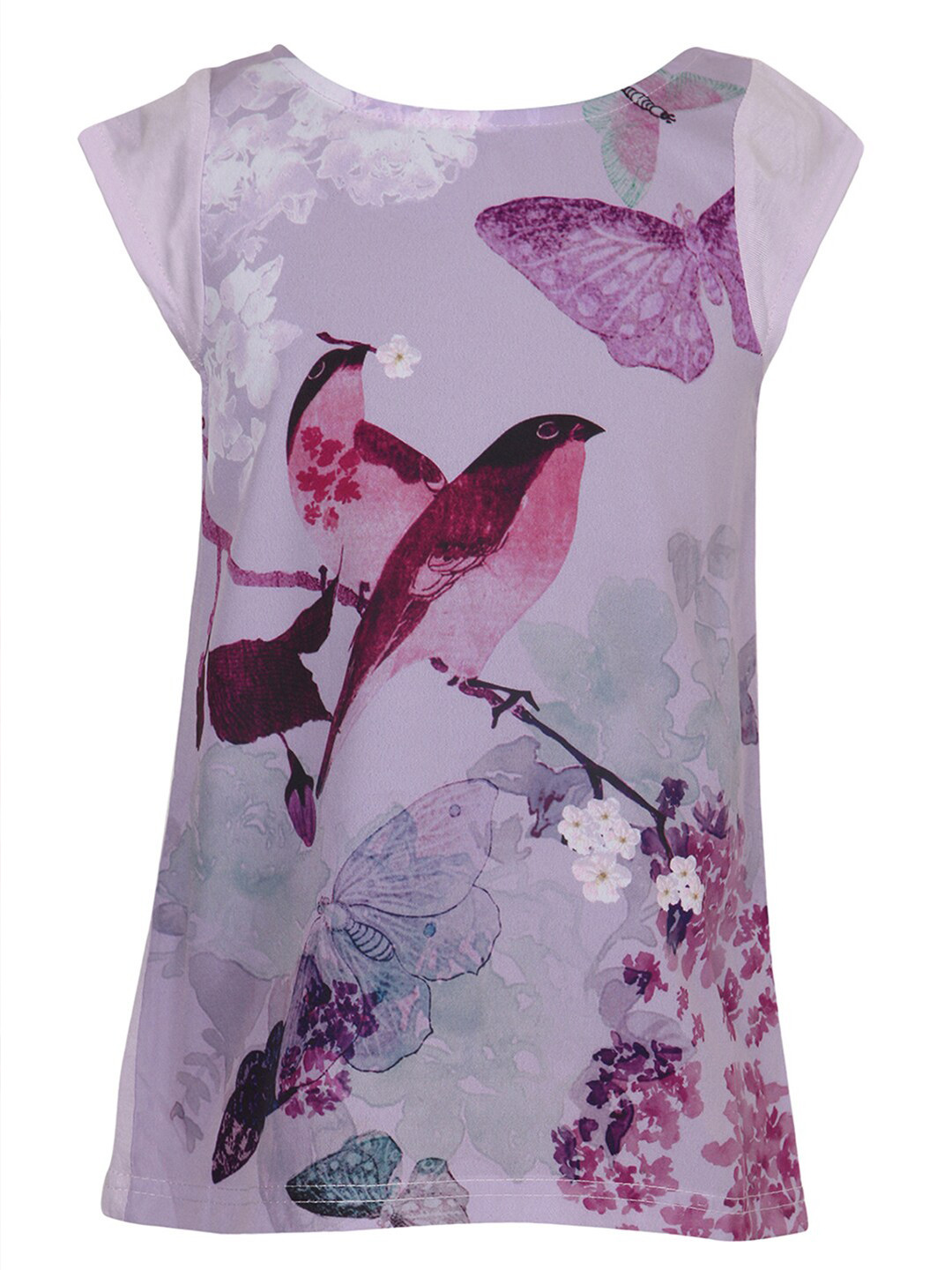 Miyo Magenta Floral Regular Top