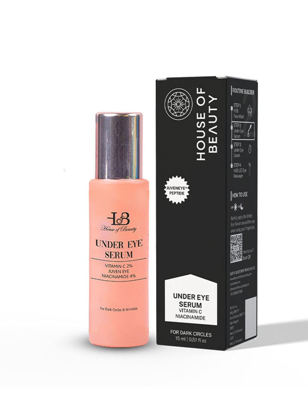 House of Beauty Unisex Under Eye Serum- 15ml