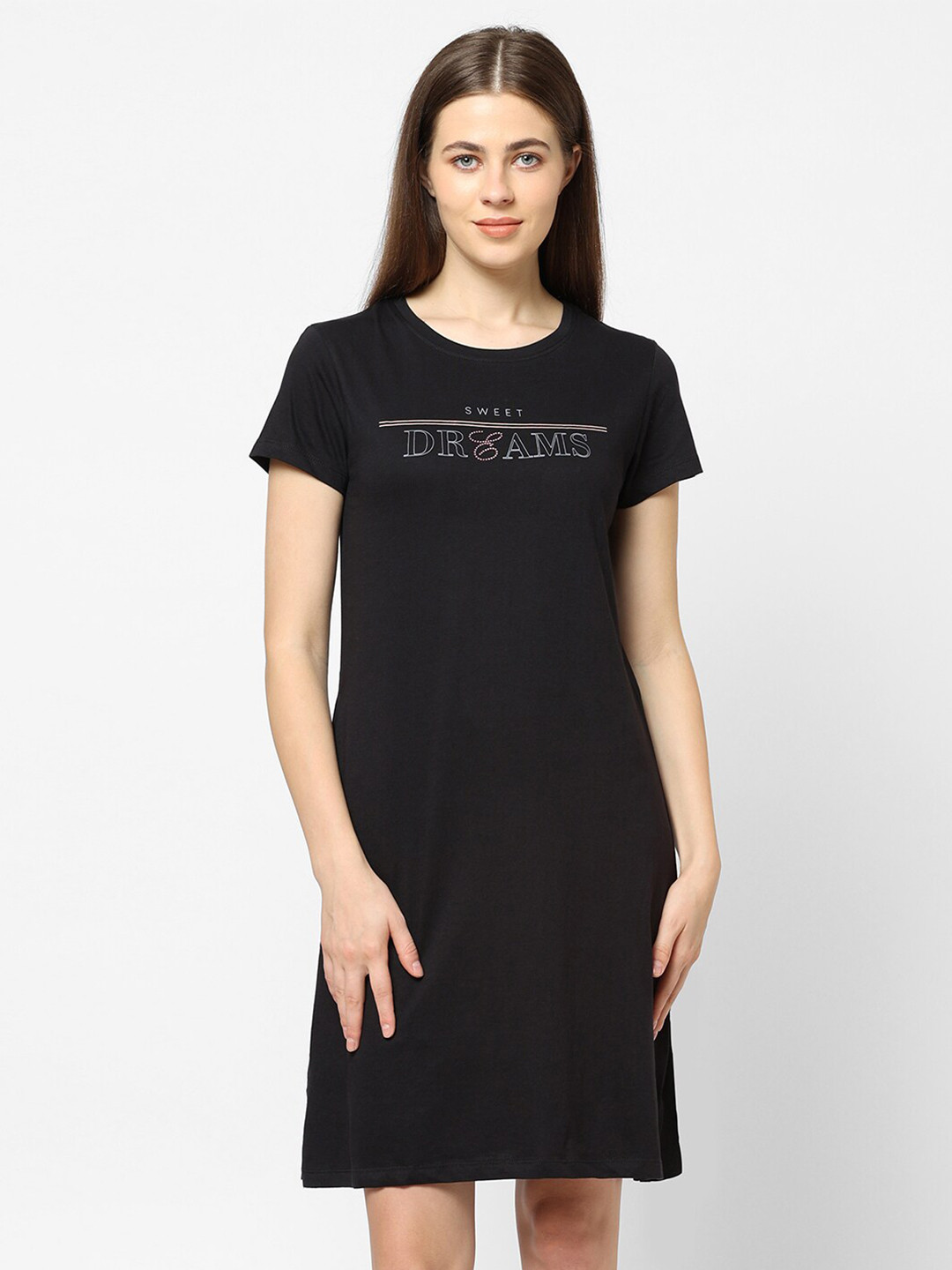 Sweet Dreams Black Nightdress