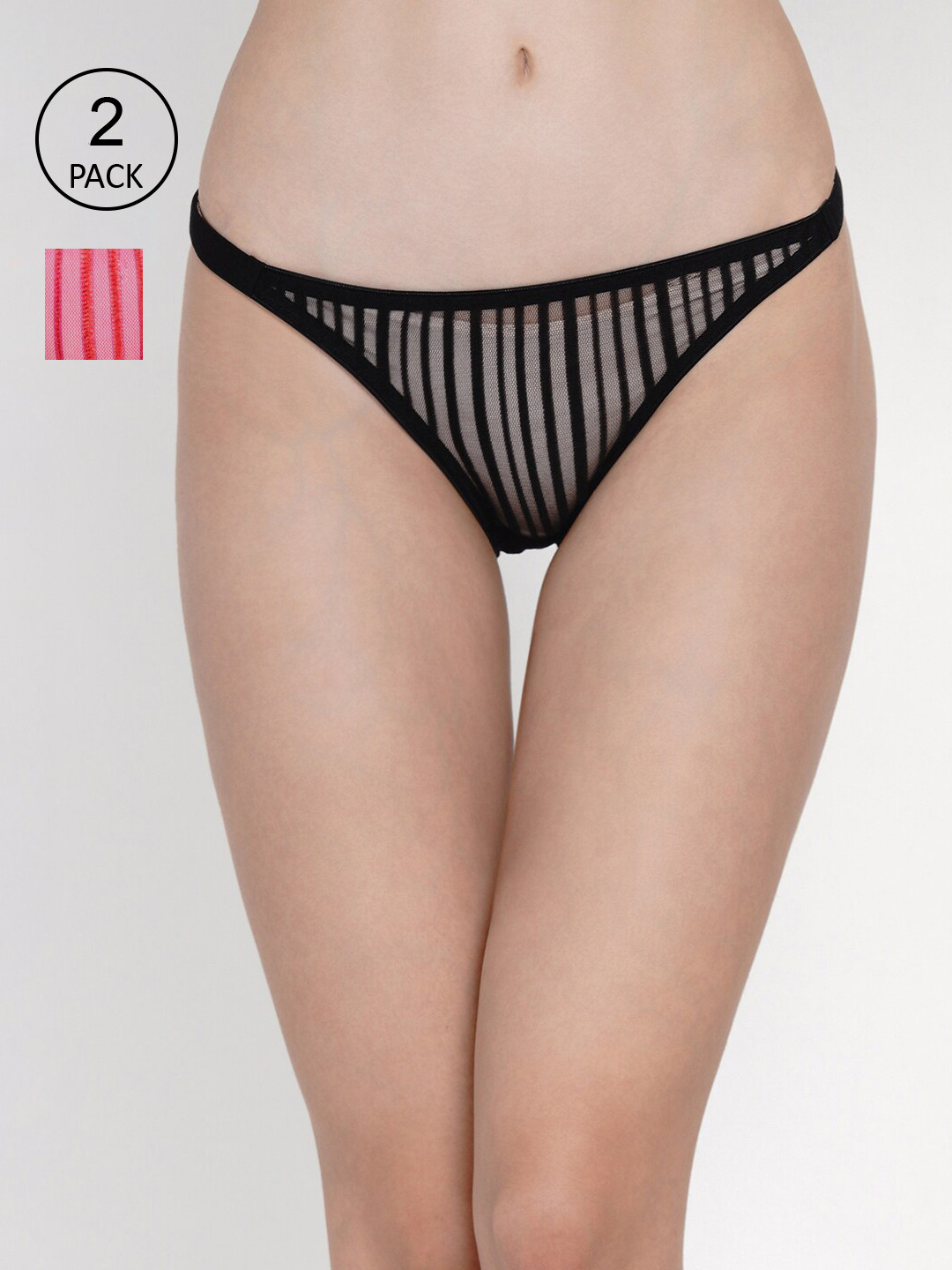 Aoba Women Pack Of 2 Assorted Thongs