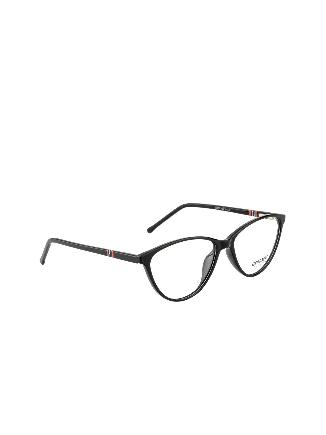 Gold Berg Women Black & Red Full Rim Cateye Frames Eyeglasses