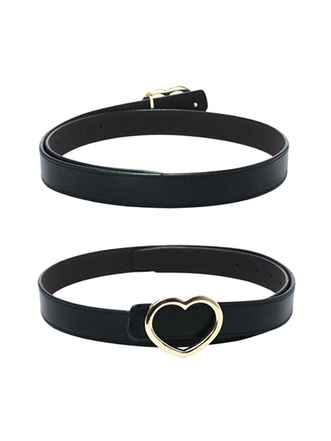 Kastner Women Set of 3 Black & Tan Belts