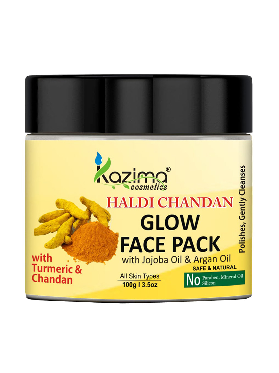 KAZIMA Haldi Chandan Glow Face Pack 100 gm