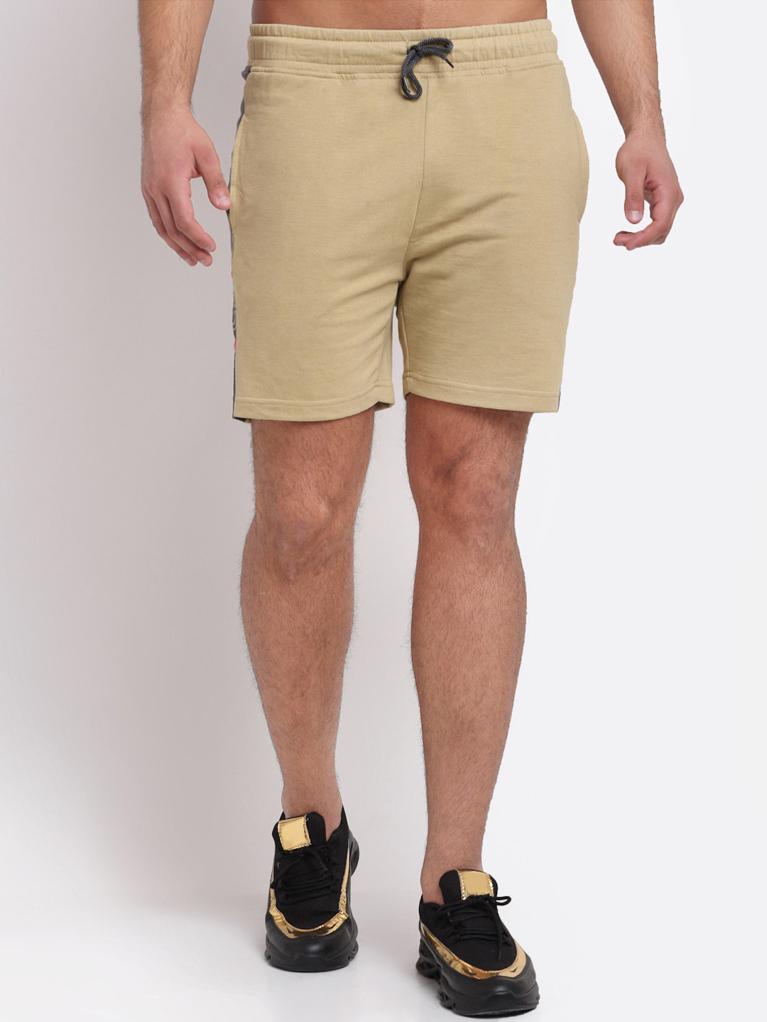 Club York Men Beige Regular Shorts