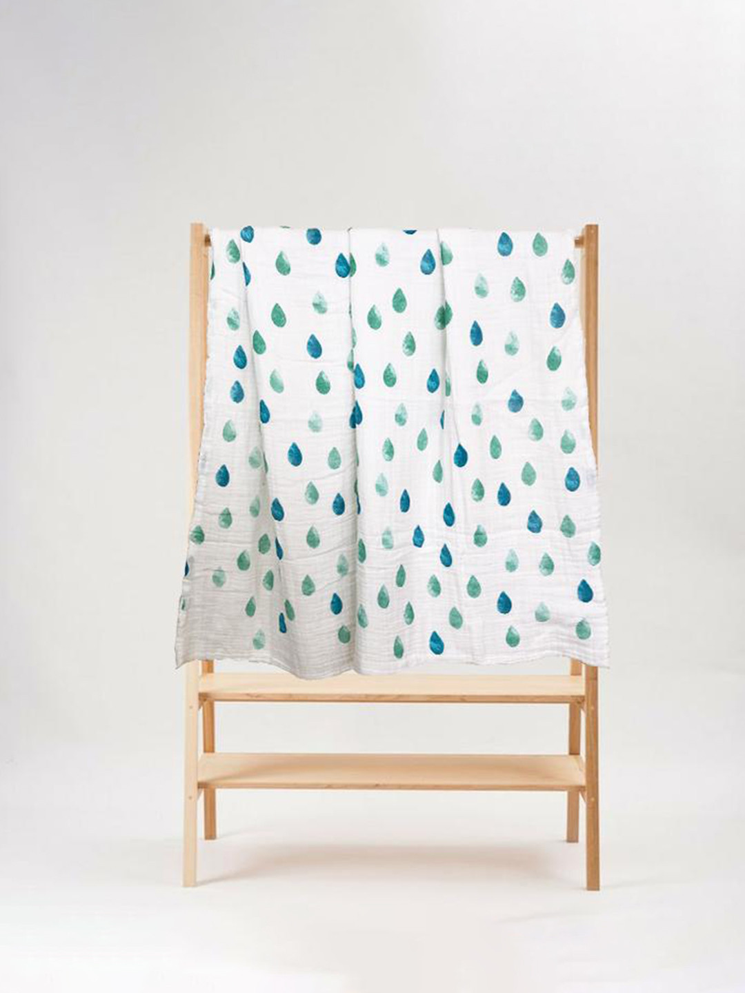 The Mom Store White Printed Mild Winter 350 GSM 6 Layer Single Bed Dohar