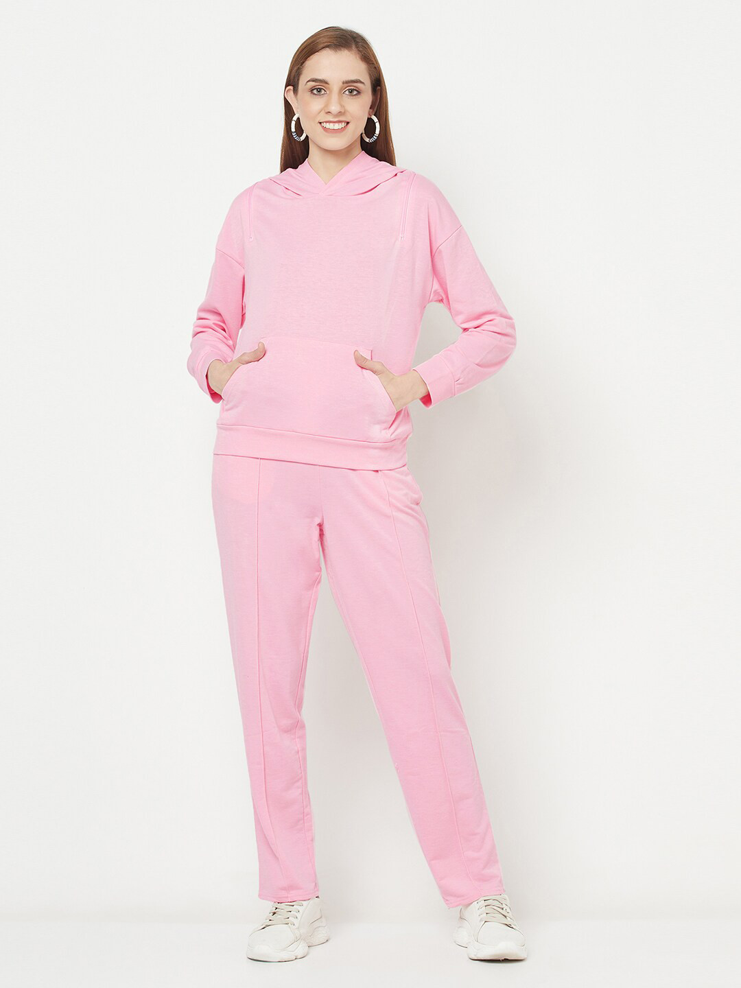 iki chic Women Pink Solid Clothing Set