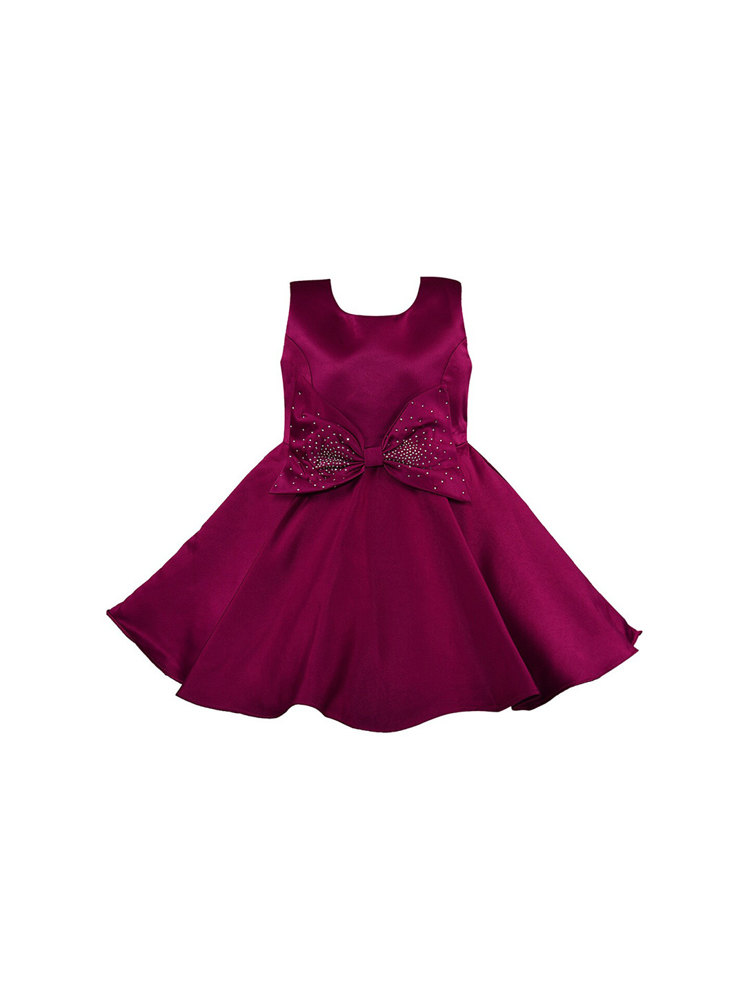 Wish Karo Purple Satin Dress