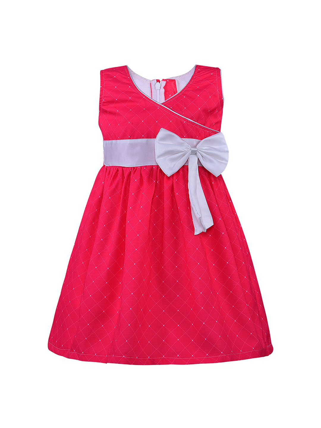 Wish Karo Pink Cotton Dress