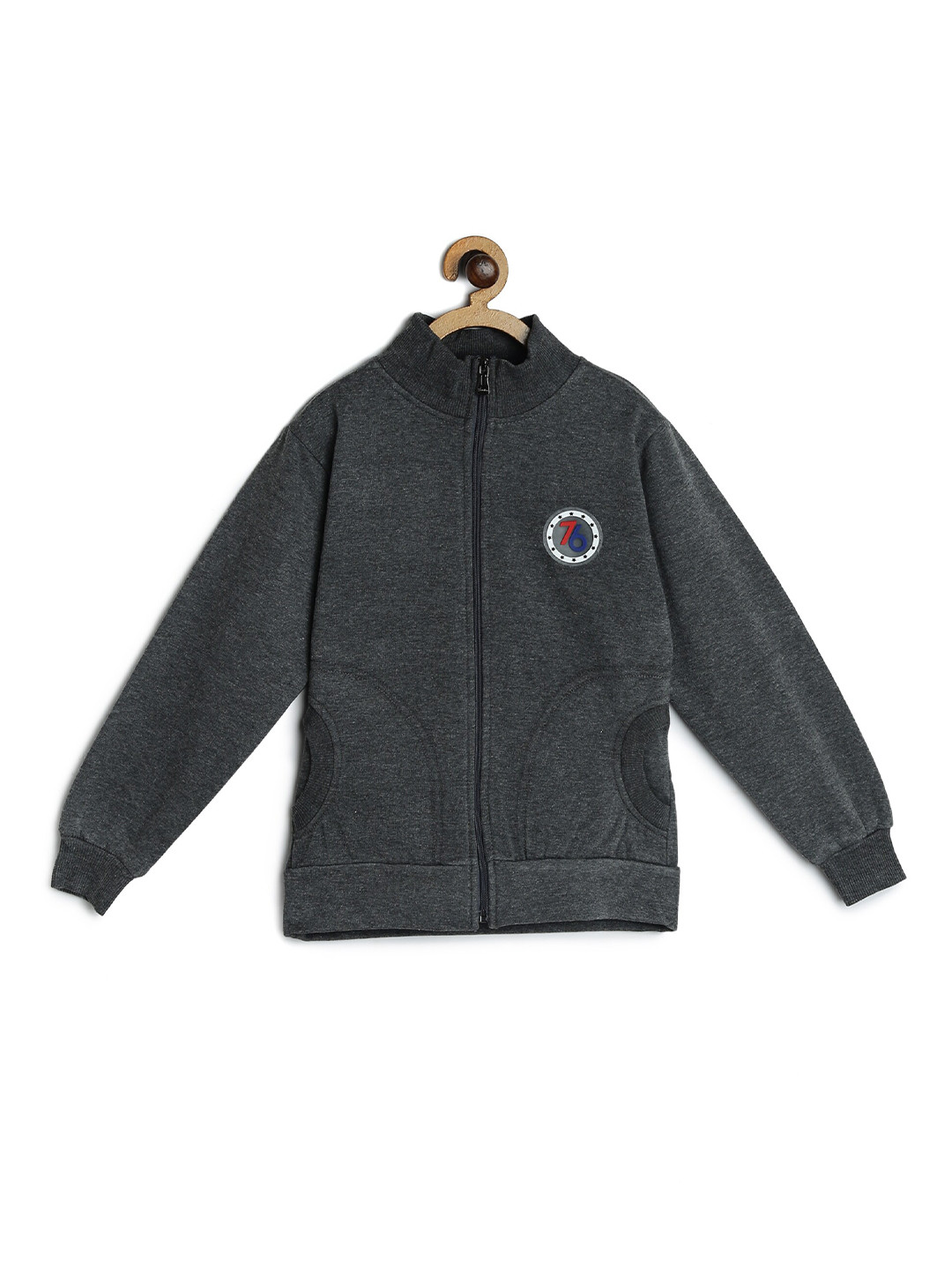 Fashionable Boys Charcoal Grey Sweatshirt