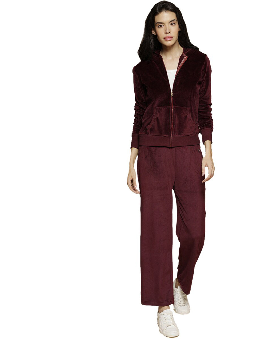 Gipsy Women Printed PolyCotton Hooded Sweatshirt