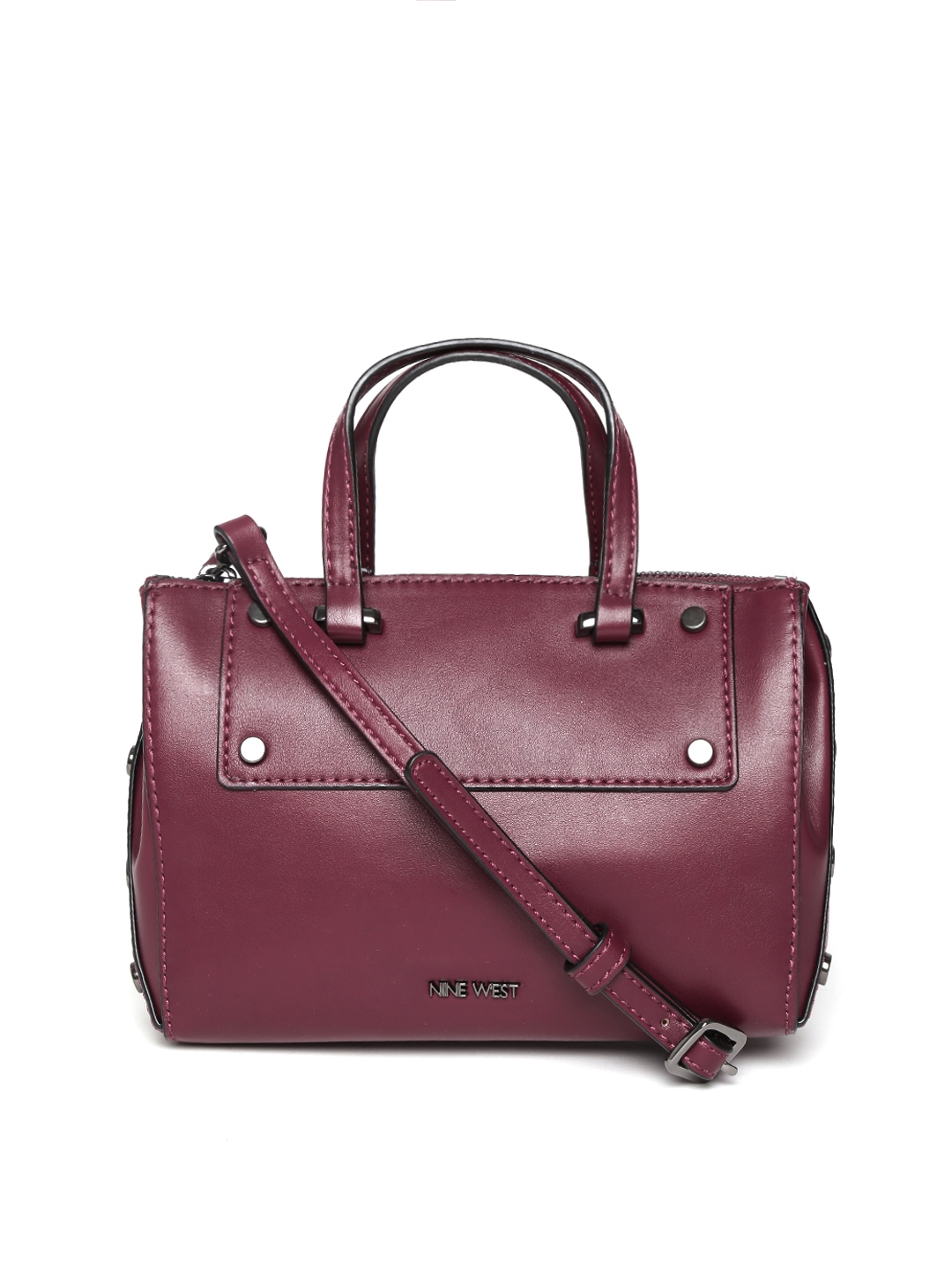 nine west burgundy luggage