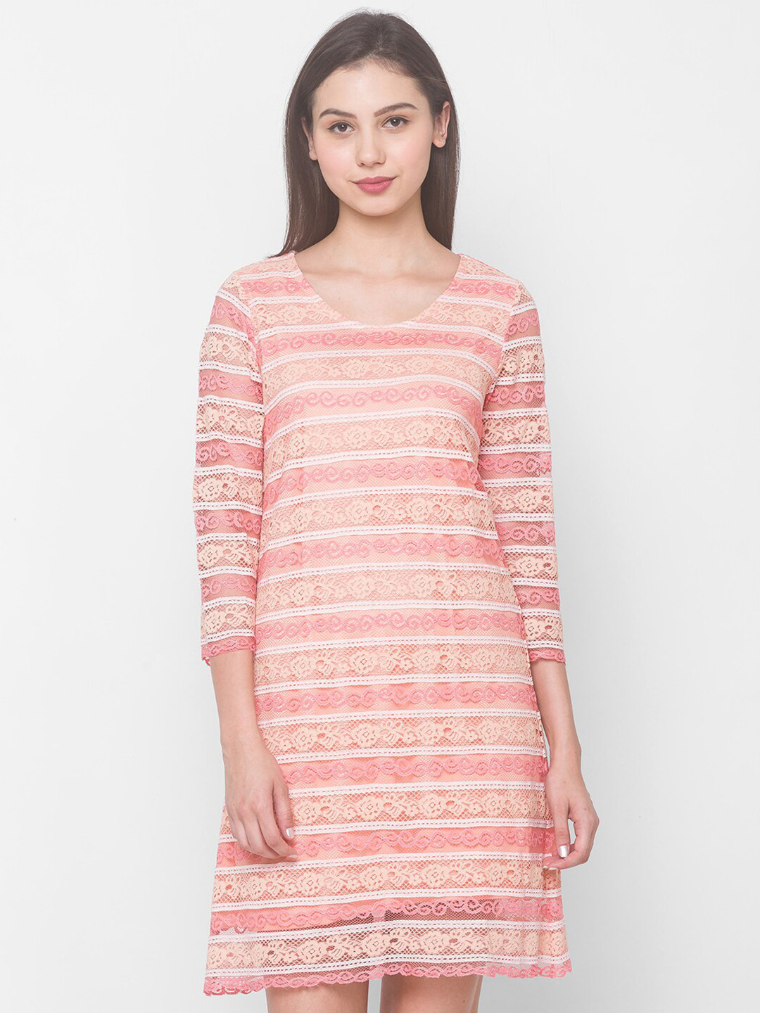 Globus Pink A-Line Dress
