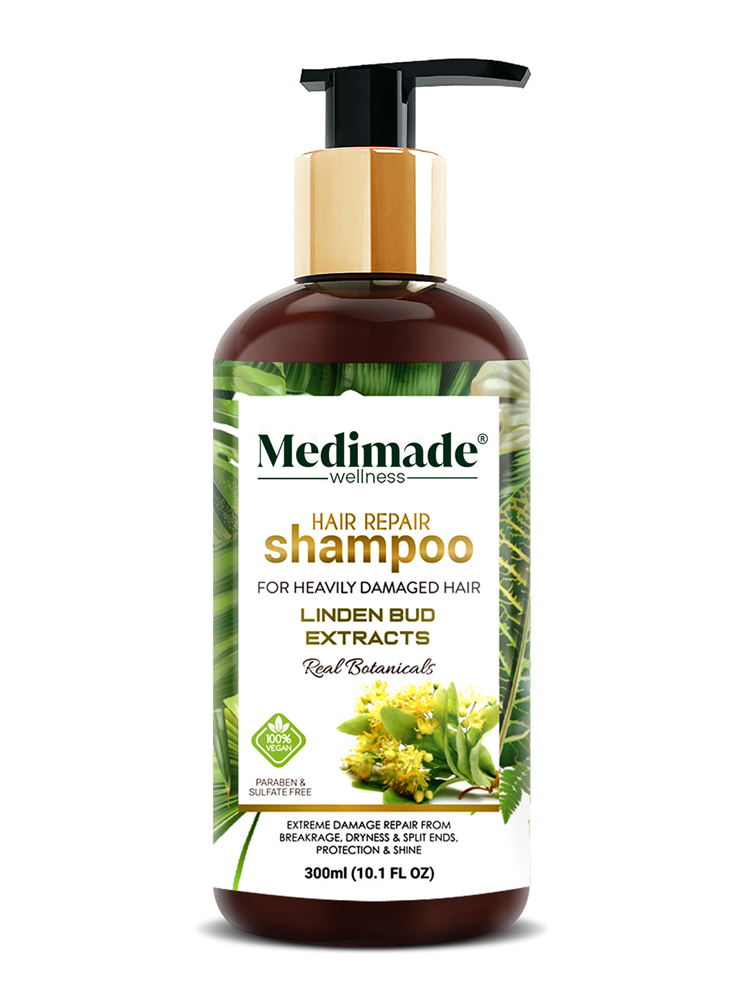 Medimade Hair Repair Shampoo with Linden Bud Extracts - 300 ml