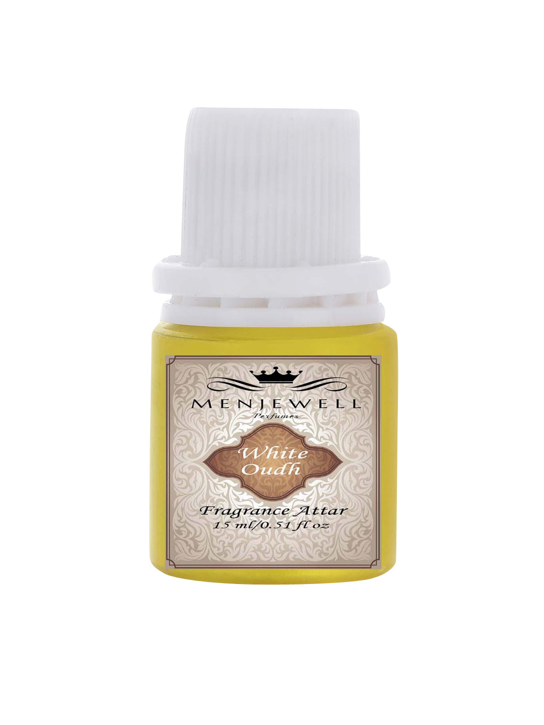 Menjewell Light Yellow Oudh Fragrance Long Lasting Attar/Perfume (15ml)