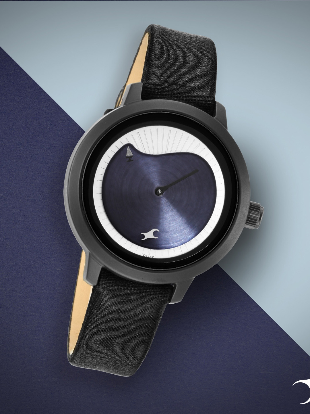 Fastrack Women Blue Dial & Black Straps Analogue Watch