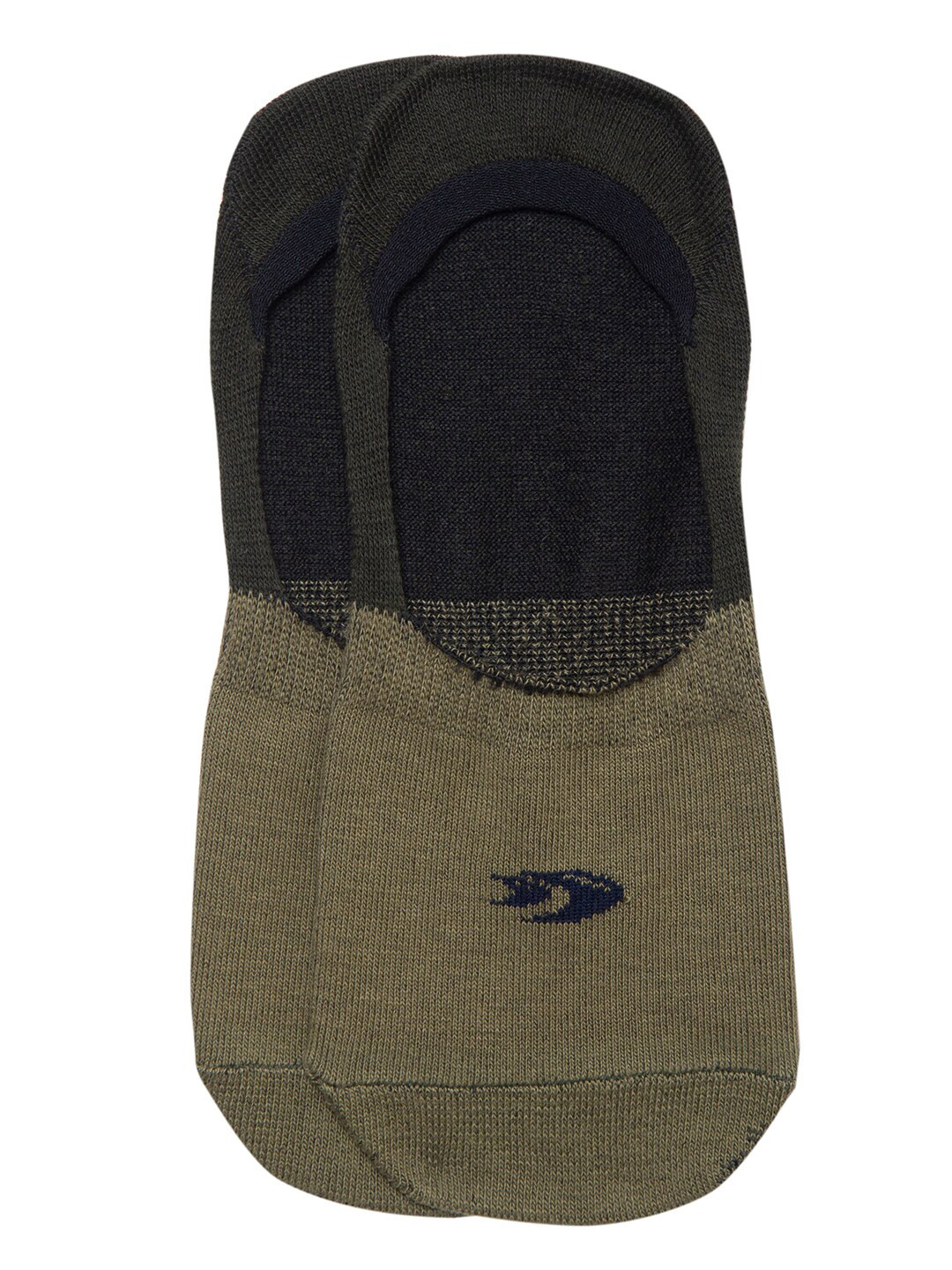 Allen Cooper Men Pack of 5 Colourblocked Shoe Liners