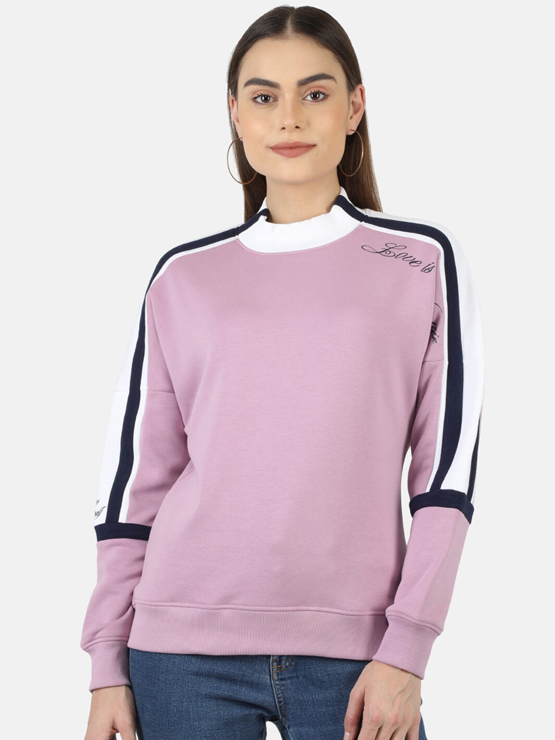 Monte Carlo Women Purple Sweatshirt