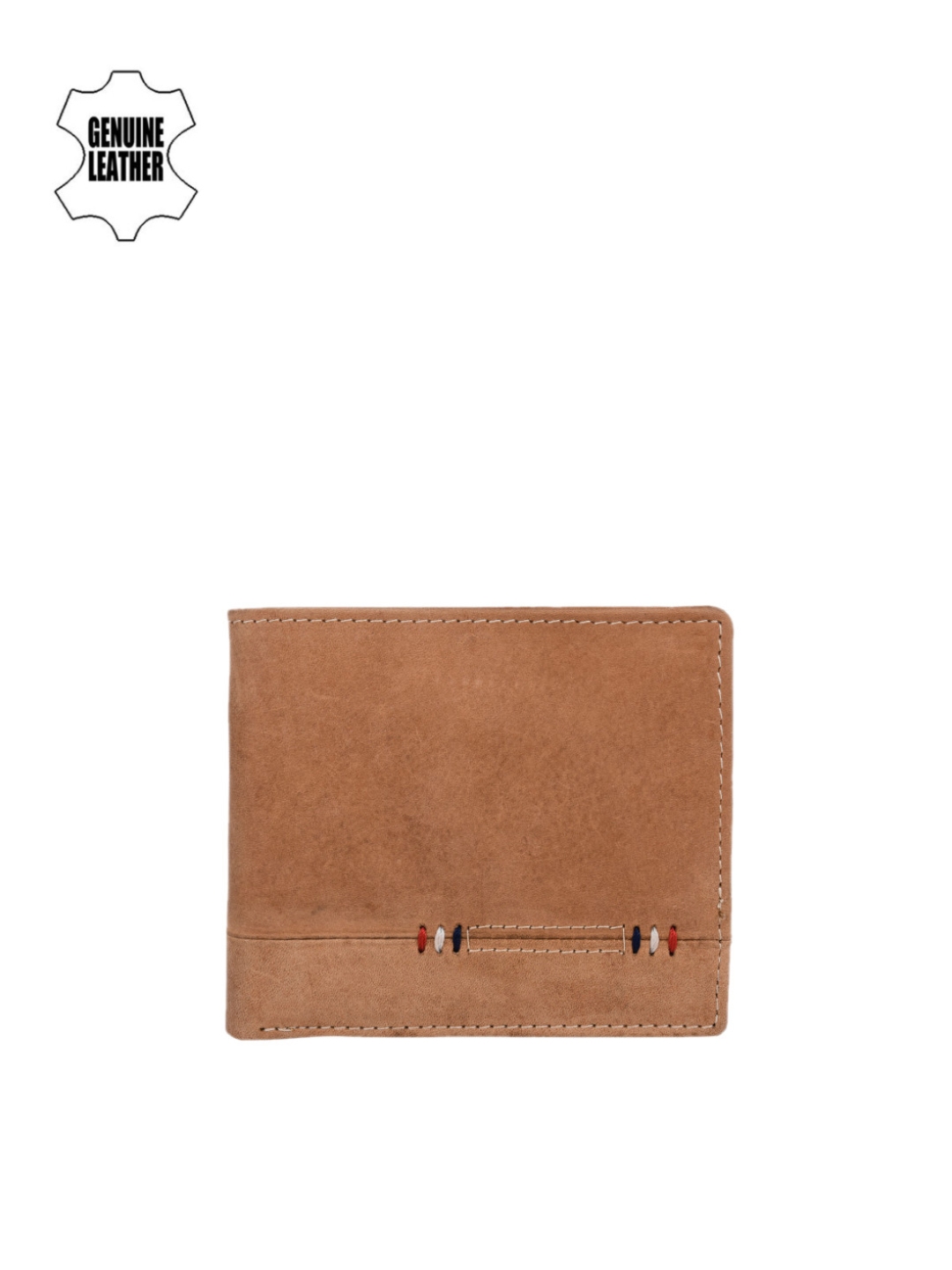 Teakwood Leathers Men Beige Genuine Leather Wallet