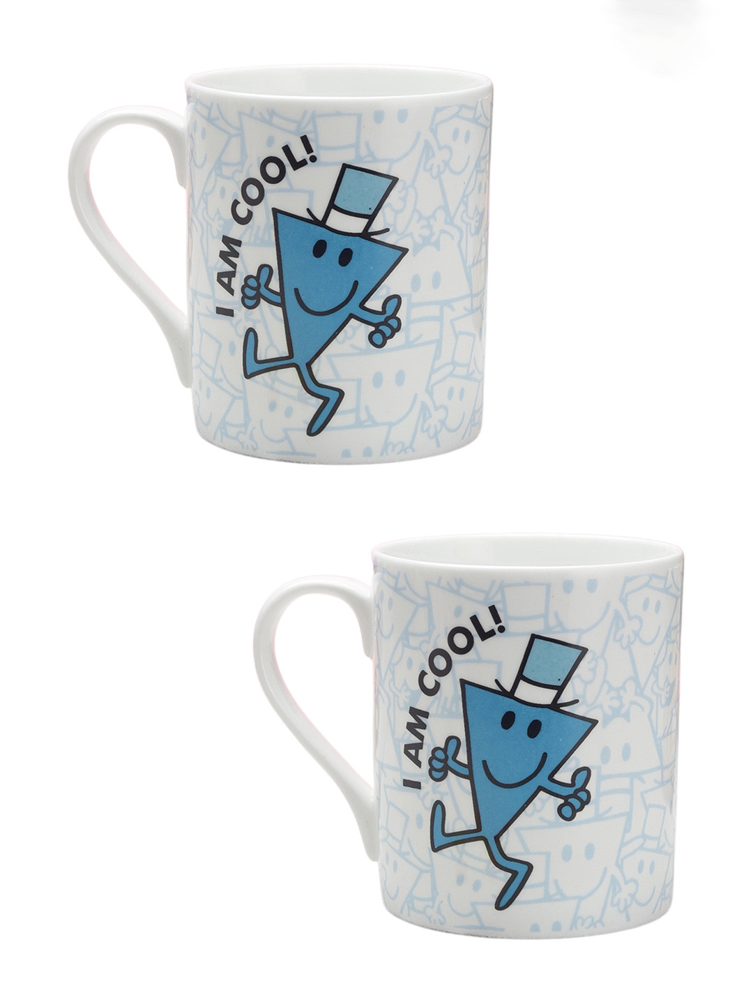 CLAY CRAFT Mothers Day Gift White Typography Ceramic Microwave Safe 2 Piece Mugs-350ml