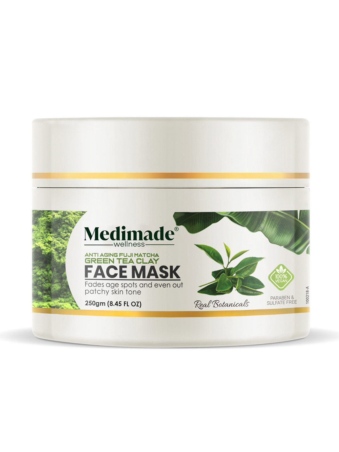 Medimade Anti Aging Fuji Matcha Green Tea Clay Face Mask 250g