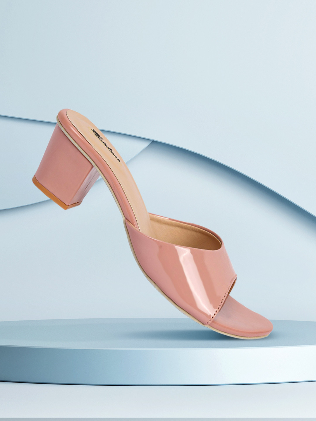 Picktoes Women Pink Block Heels