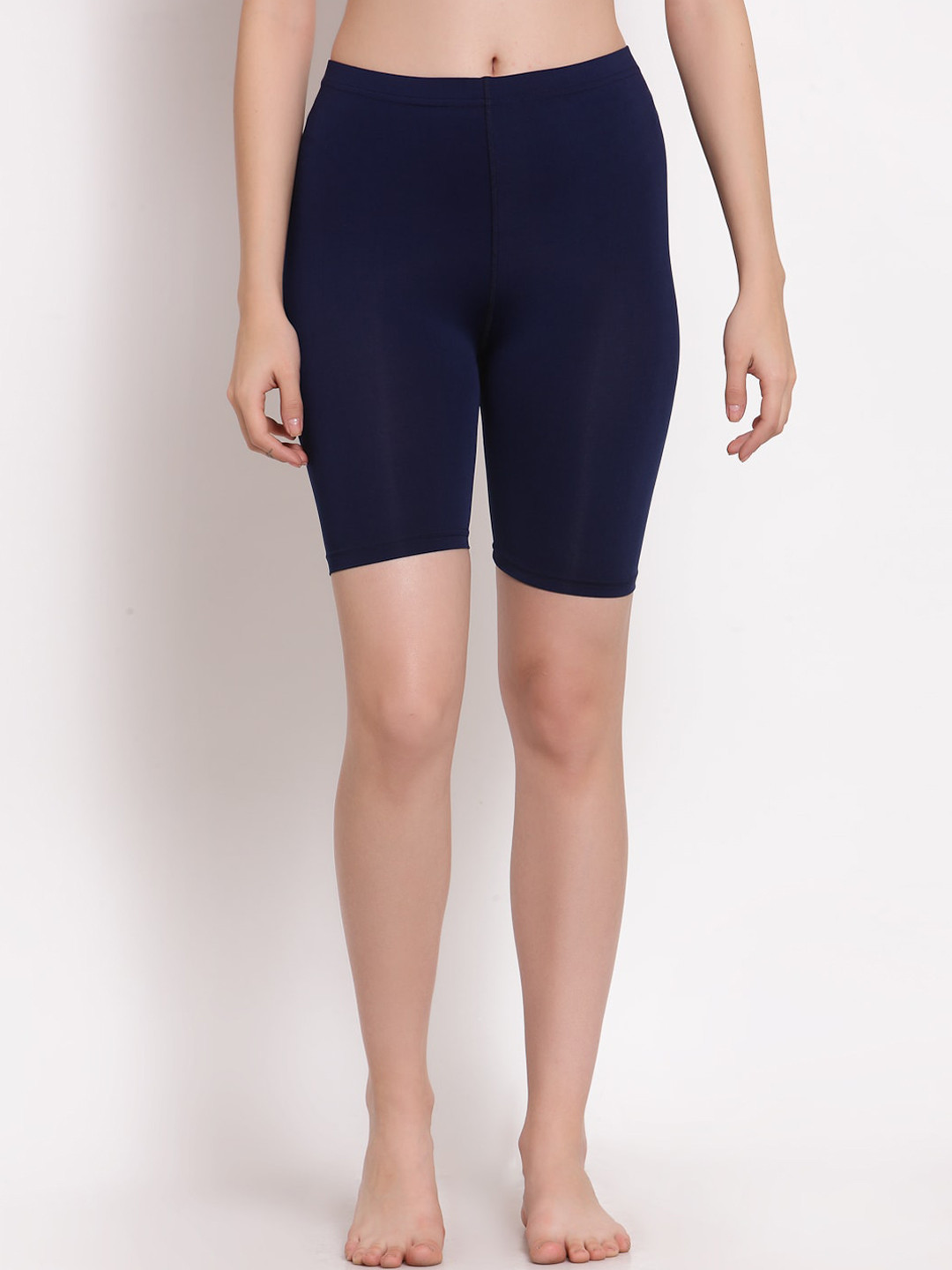 CUKOO Women Blue Solid Comfort-Fit Swim Bottoms