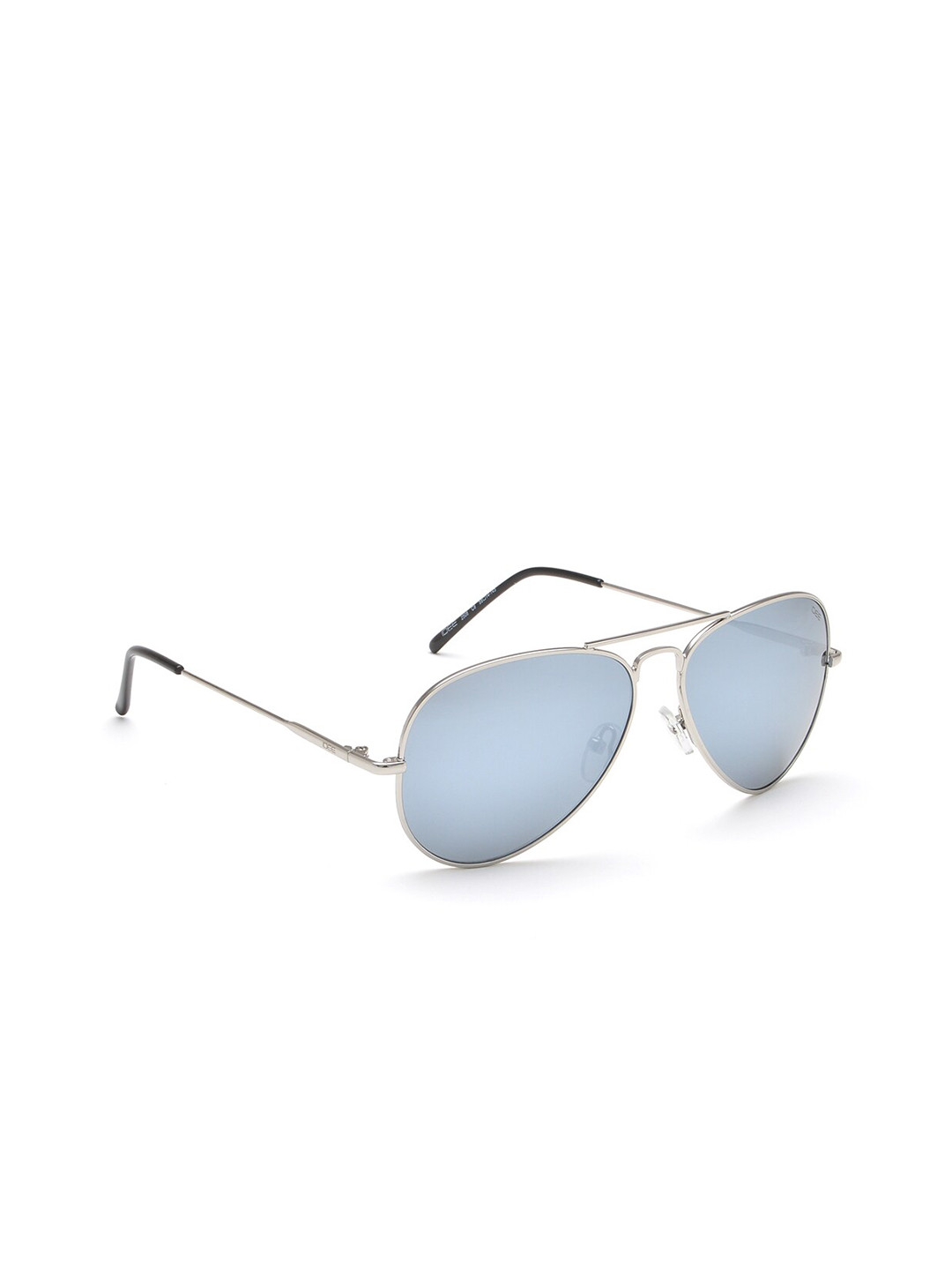 IDEE Men Blue Lens & Silver-Toned Aviator Sunglasses IDS2508C9SG