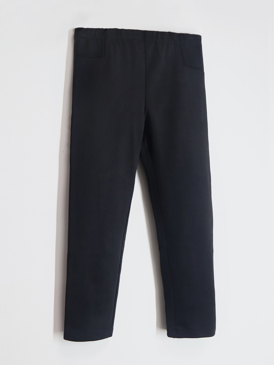 Cherry Crumble Girls Black Embellished Skinny Fit Jeggings