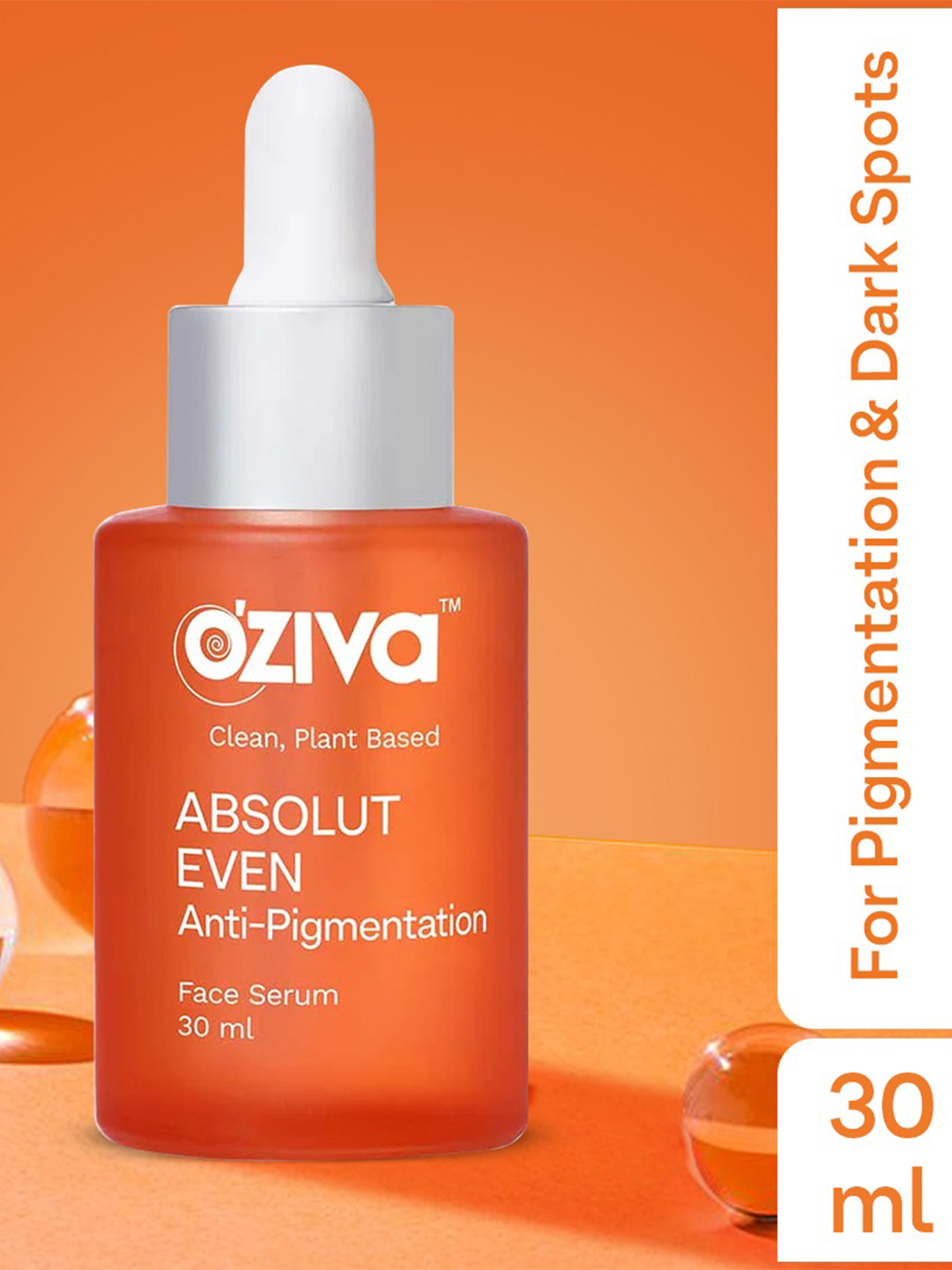 OZiva Absolut Even Anti-Pigmentation Face Serum for Hyperpigmentation & Dark Spot 30 ml