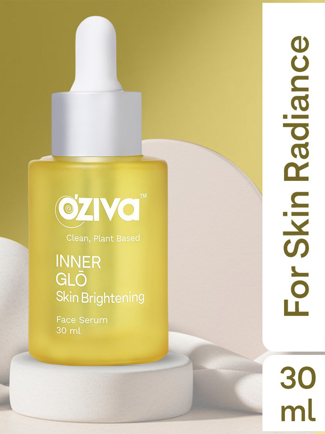 OZiva Inner Glo Skin Brightening Face Serum for Even Tone & Skin Radiance - 30 ml