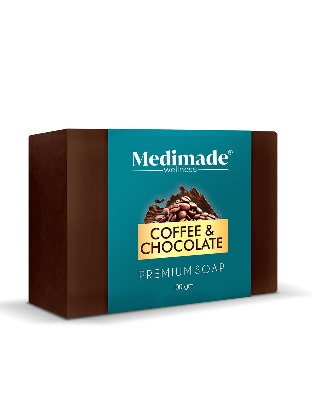 Medimade De-Tan Coffee & Chocolate Premium Handmade Bathing Soap For Tan Removal - 100 g