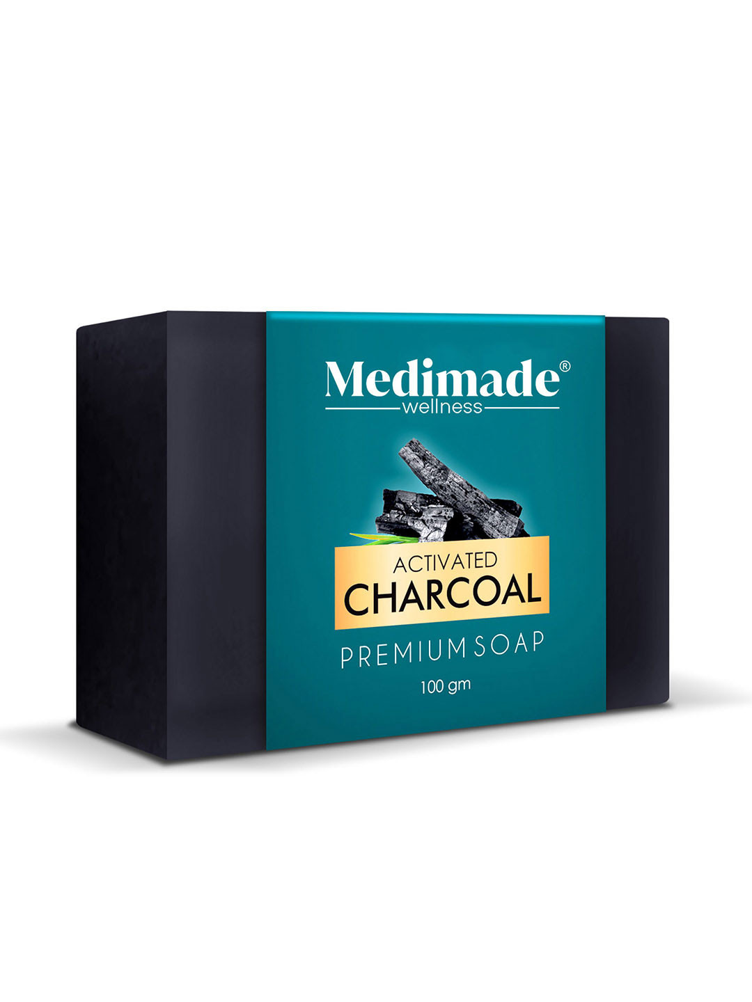Medimade Activated Charcoal Anti Pollutant Premium Handmade Bathing Soap - 100 g