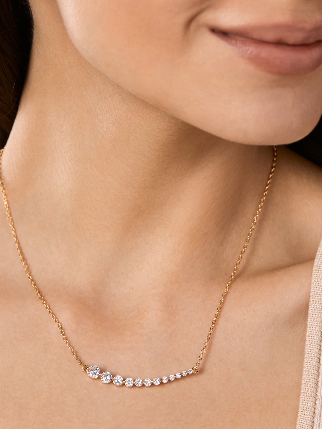 MINUTIAE Gold-Toned Brass Gold-Plated Necklace