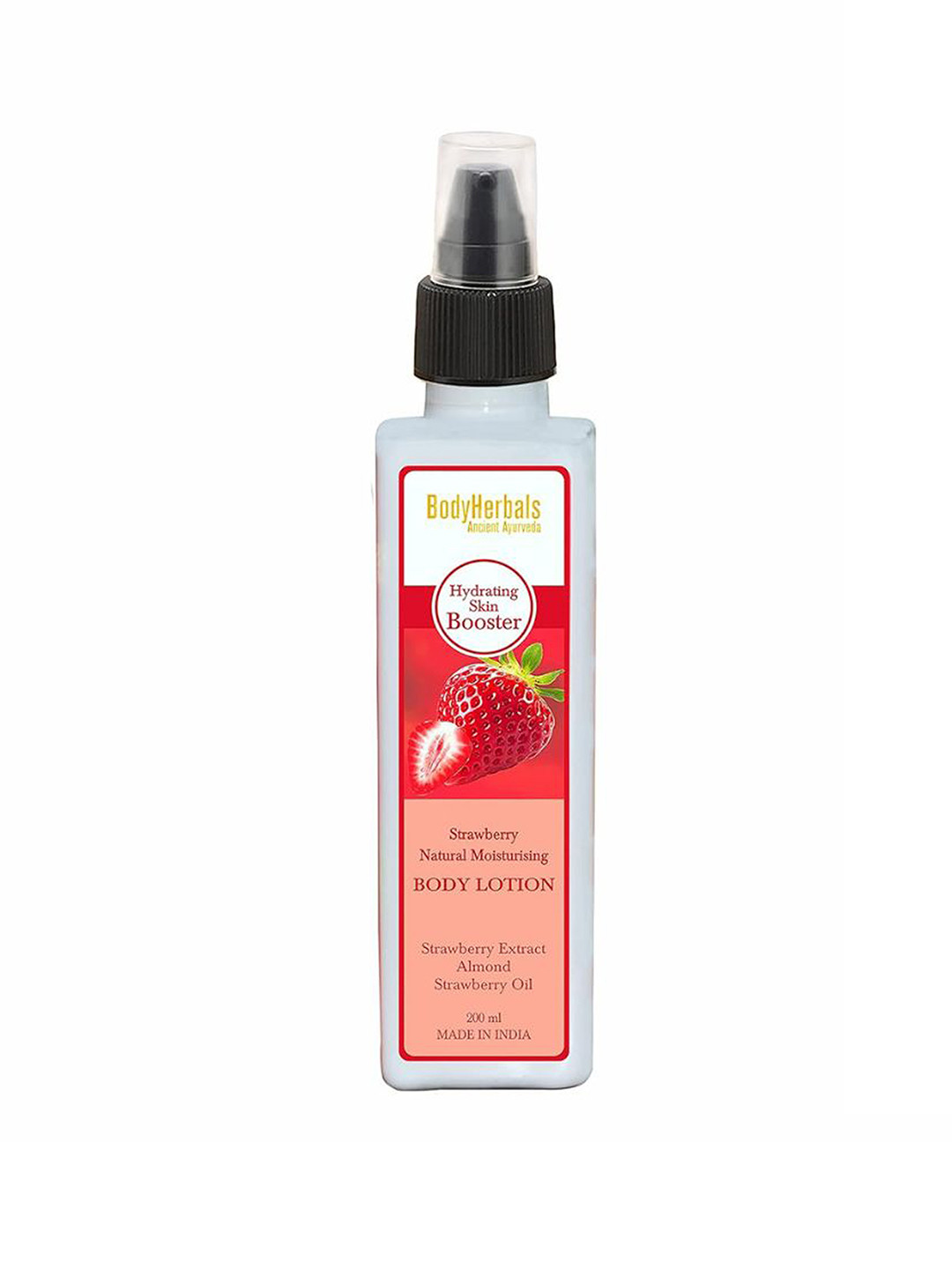 BodyHerbals Hydrating & Glow Strawberry Moisturising Body Lotion - 200 ml