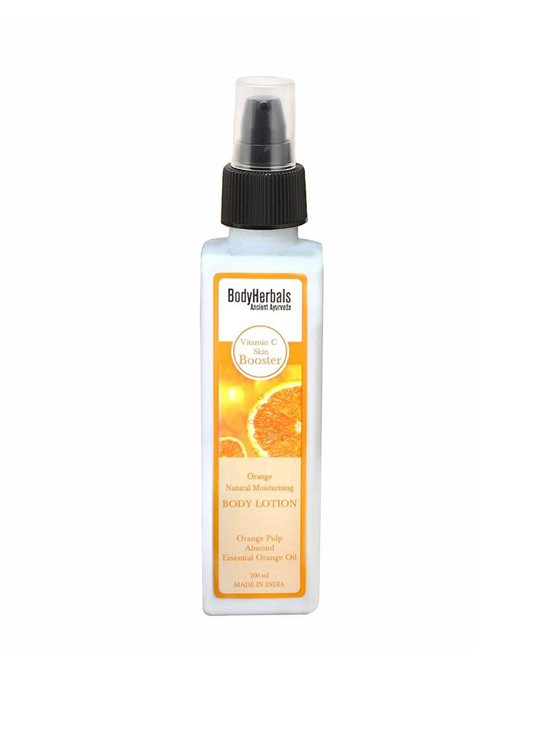 BodyHerbals Dry Skin Body Lotion with Orange & Almond - 200 ml