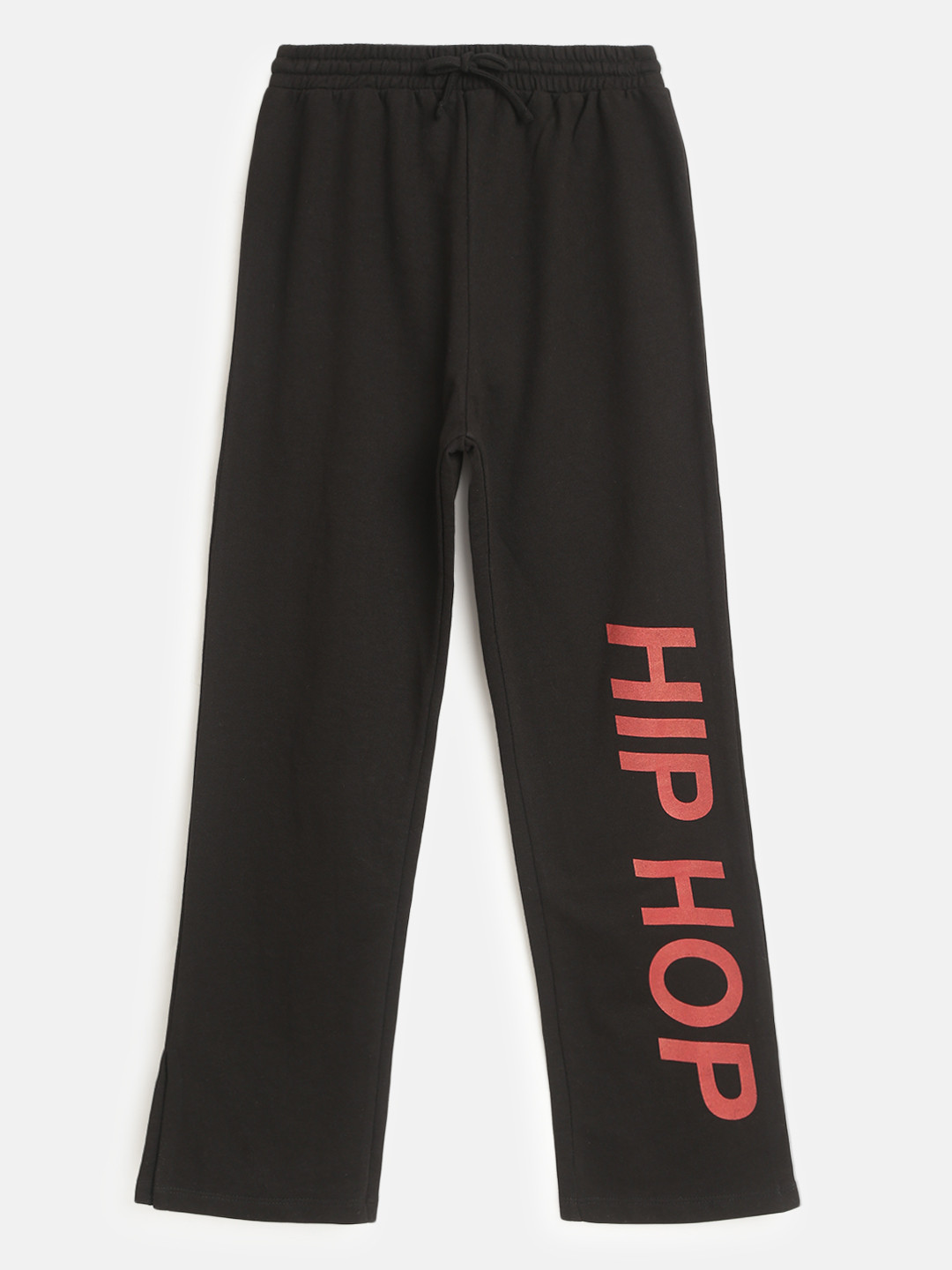 Noh.Voh - SASSAFRAS Kids Black Printed Track Pants