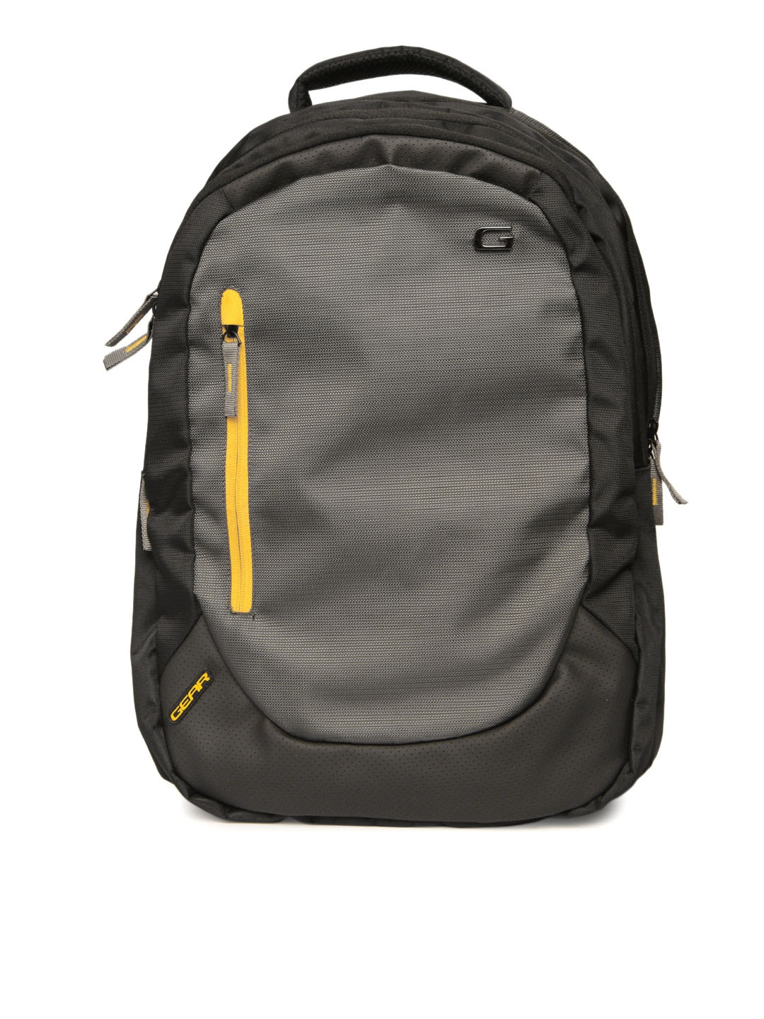 Buy Gear Unisex Grey & Black Eco 1 Laptop Backpack - Backpacks for
