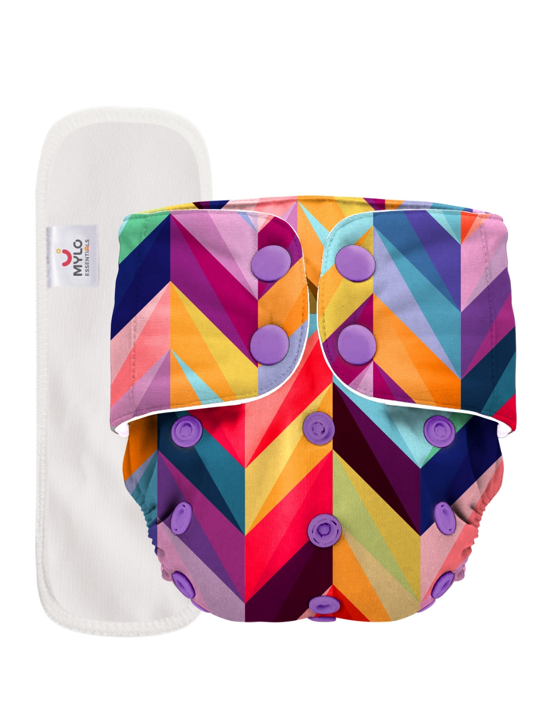 Mylo Kids Rainbow Printed Cloth Diaper