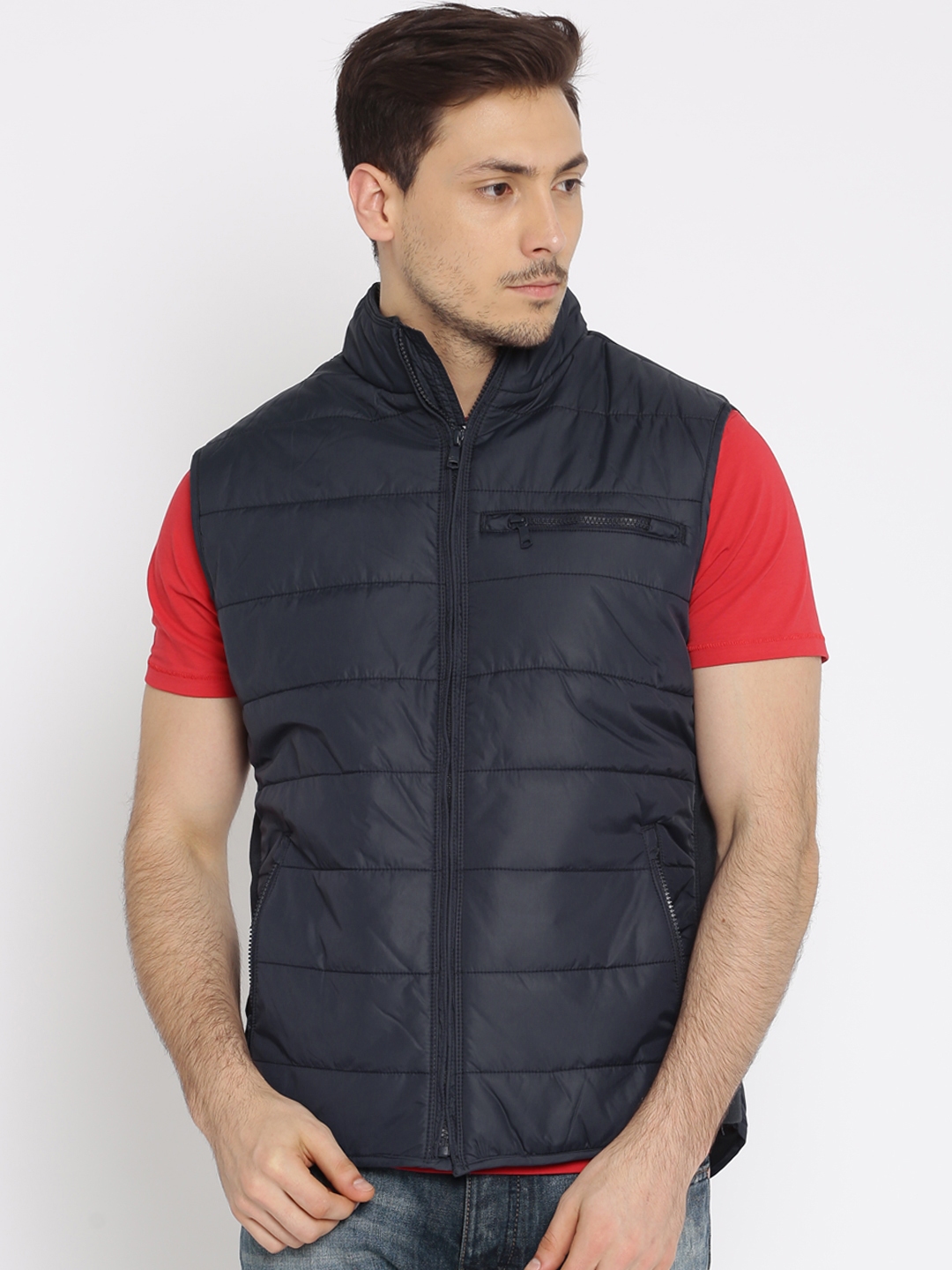 indian terrain sleeveless jacket