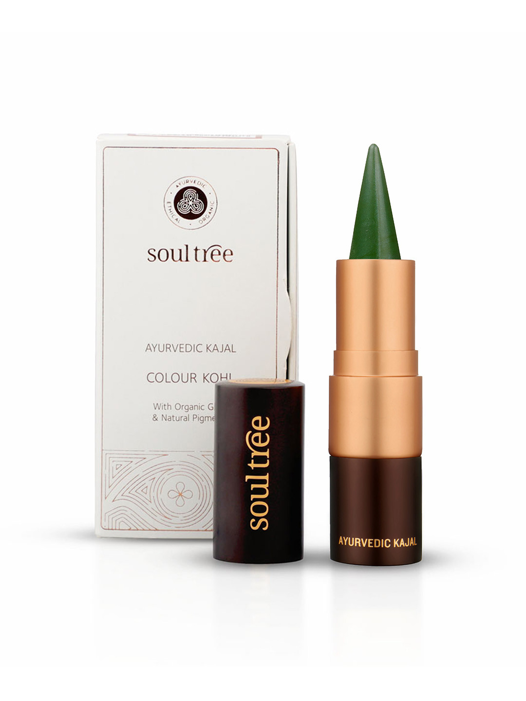 Soultree Ayurvedic Moss Velvet Kajal - 3gm