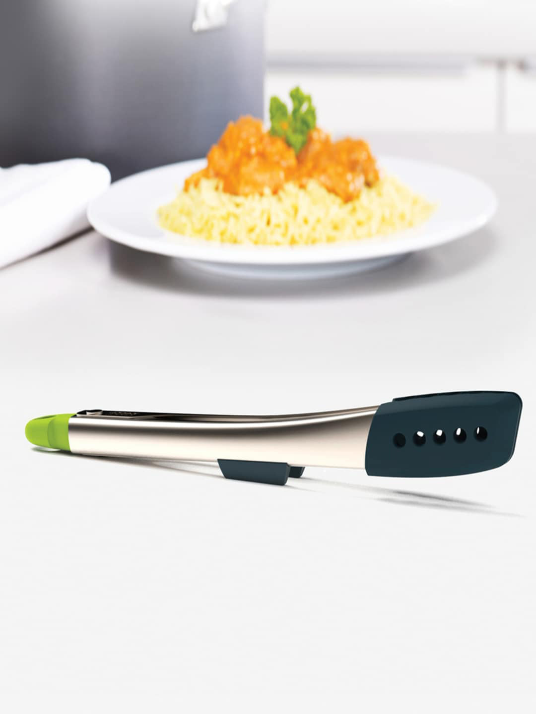 Joseph Joseph Grey Elevate Stainless Steel Tongs