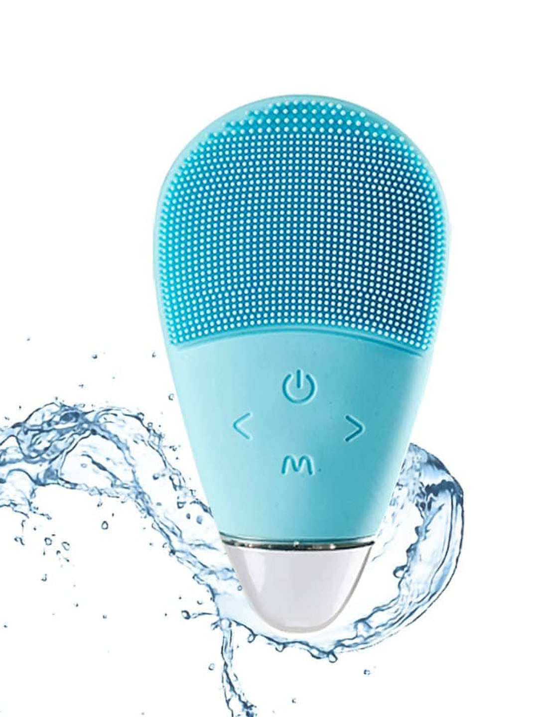 Lifelong Unisex Blue Rechargeable Facial Cleansing Massager Brush LLM351
