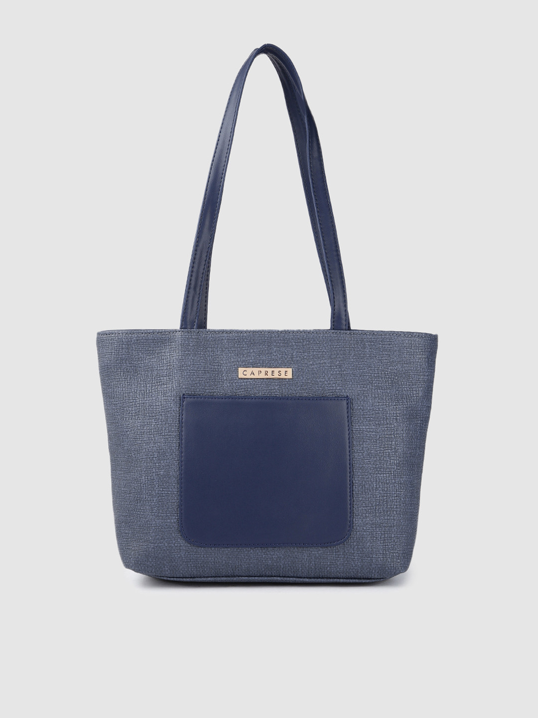 Caprese Milan Women Navy Medium Tote Bag