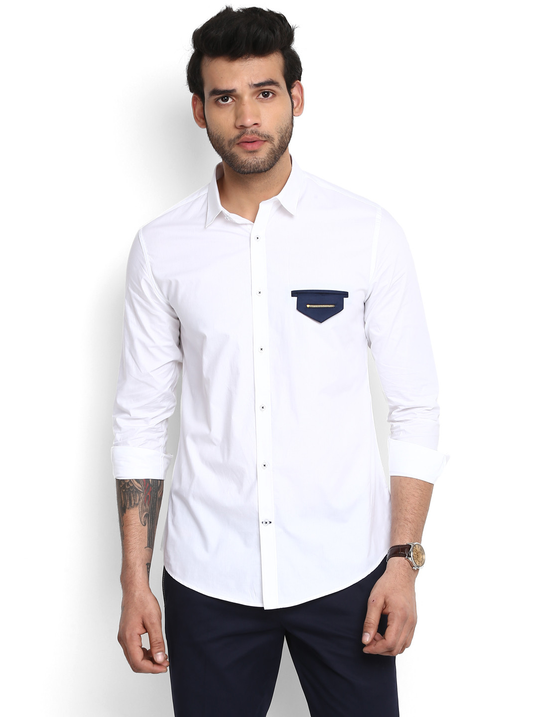Solid Casual Shirt - Shirts for Men 